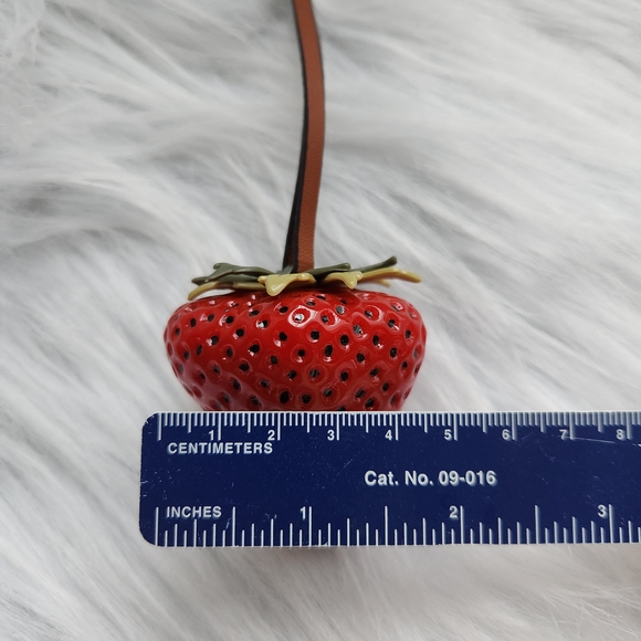 Large Red Strawberry Keychain/bag Charm - Picture 4 of 8
